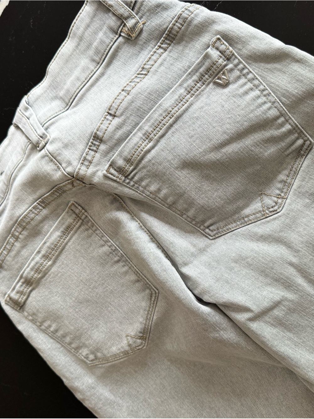Wit & Wisdom Light Gray Wide Leg Jeans - Picture 6 of 6